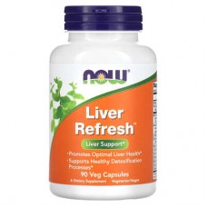 NOW Foods, Liver Refresh, 90 рослинних капсул